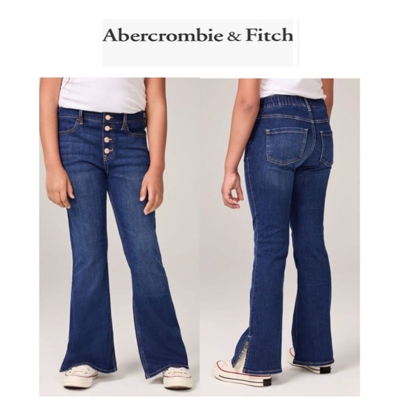 Abercrombie & Fitch Denim - Abercrombie & Fitch Kids  Blue Flare Jeans 13/14 R